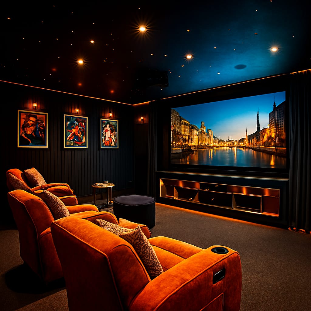 Home Cinema: Poltronas e Quadros Acústicos Incríveis!